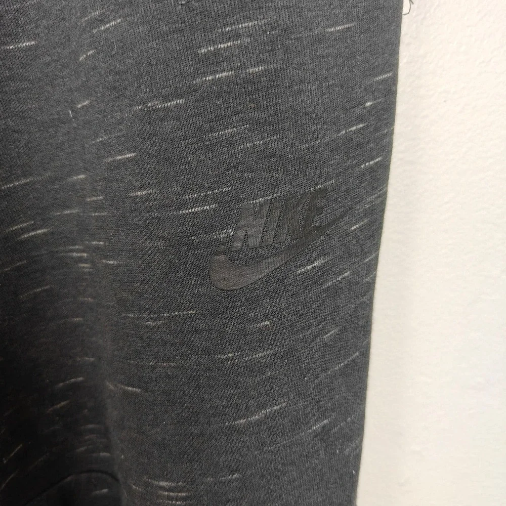 Nike Mens Tech Fleece Pants Medium Charcoal Space Dye Tapered Joggers Techwear